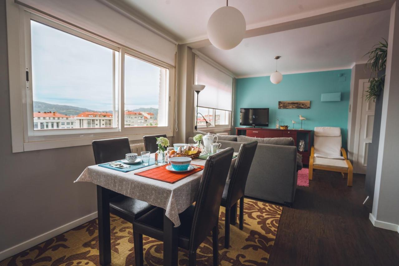 Apartamento Ático con vistas entre centro y playa Vigo Exterior foto