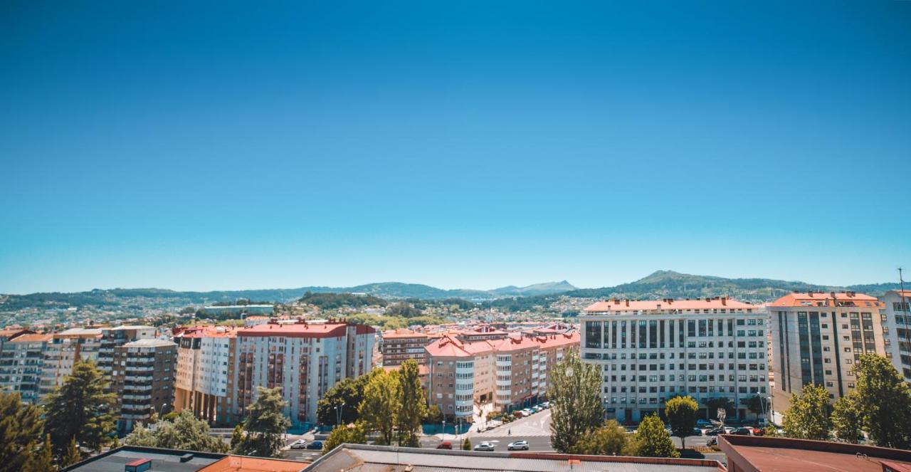 Apartamento Ático con vistas entre centro y playa Vigo Exterior foto