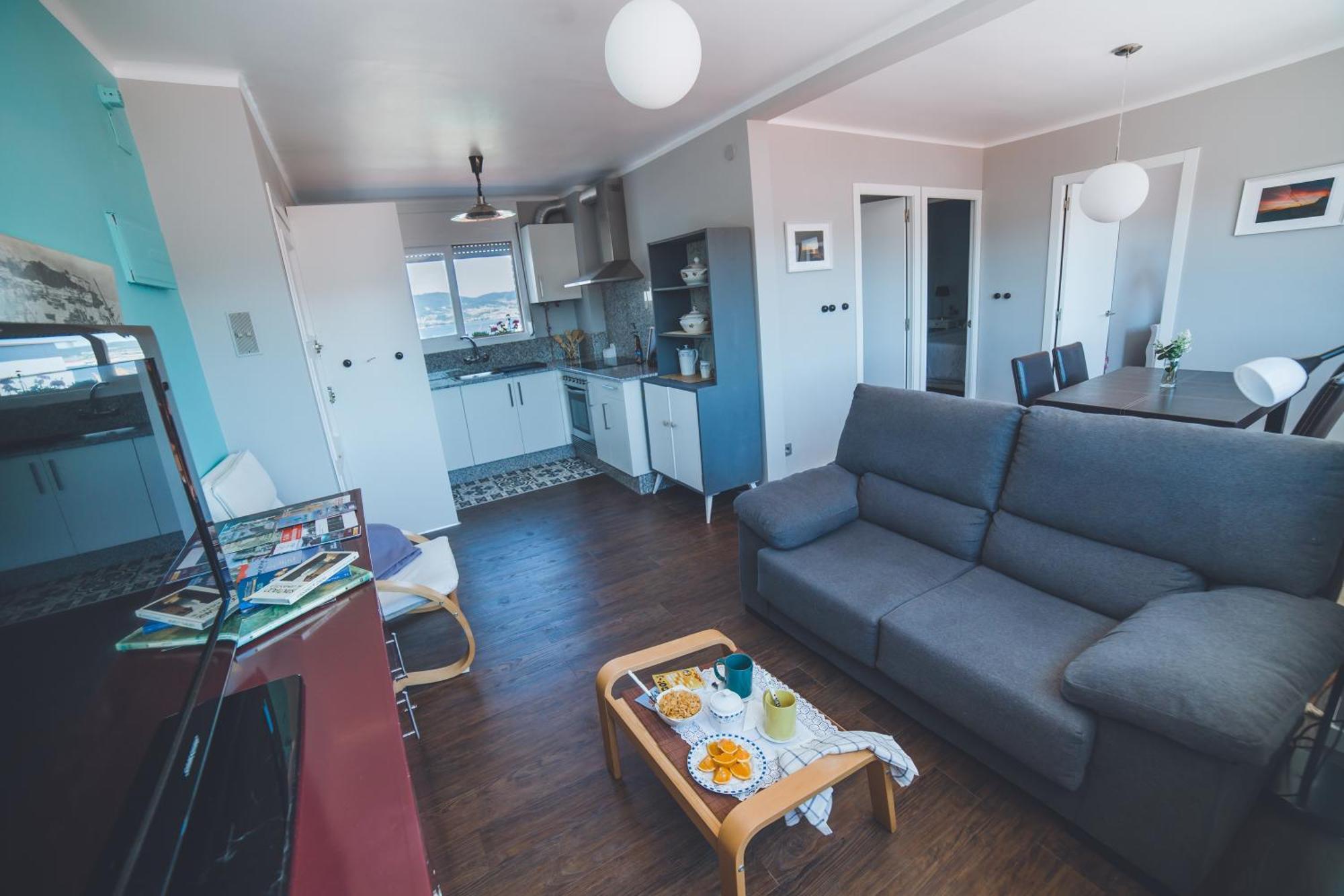 Apartamento Ático con vistas entre centro y playa Vigo Exterior foto